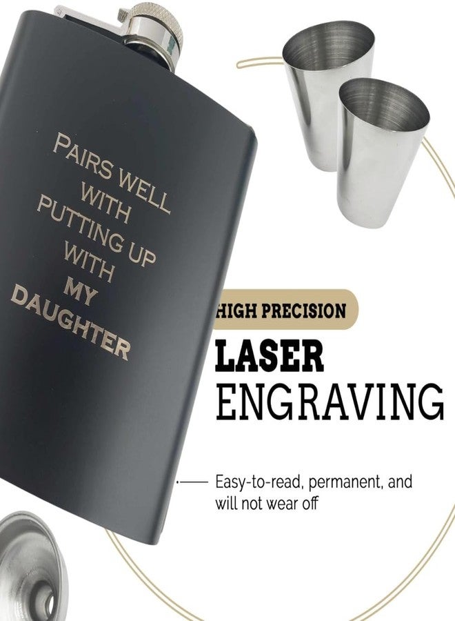 Pretty Inappropriate Son in Law Gifts Funny Flask, Son in Law Gifts from Mother in Law, Son-in-Law Present on Wedding Day, Presents for Daughters Boyfriend, from Father in Law, (My) - Image 2